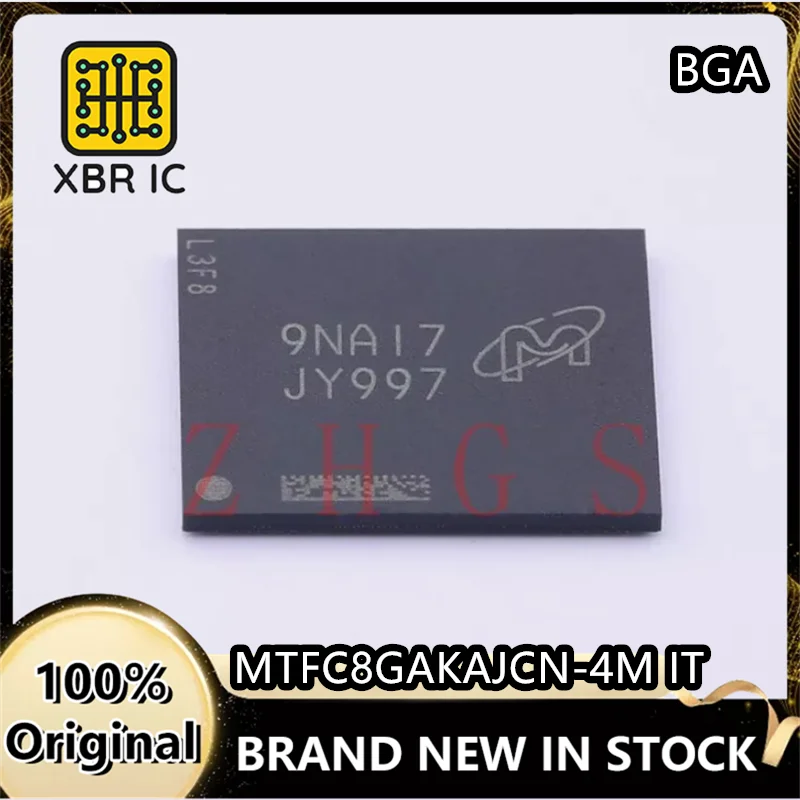 

(3/10 pieces) MTFC8GAKAJCN-4M IT silk screen JY997 memory font chip eMMC 8G new original authentic spot