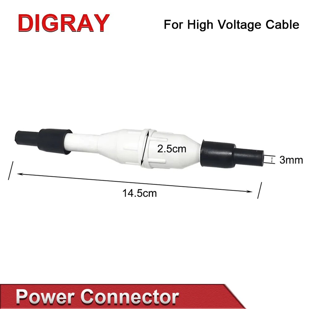 DIGRAY Electrical Adapter Laser Power Connector For CO2 Laser Tube High Voltage Cable