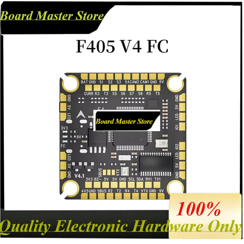 BoaMasMAocoda-RC F405 V4 FPV Flight Controller STM32F405 ICM42688-P 3-8S Support 16MB BlackBox,30.5x30.5mm,FPV FC For Racing Dro