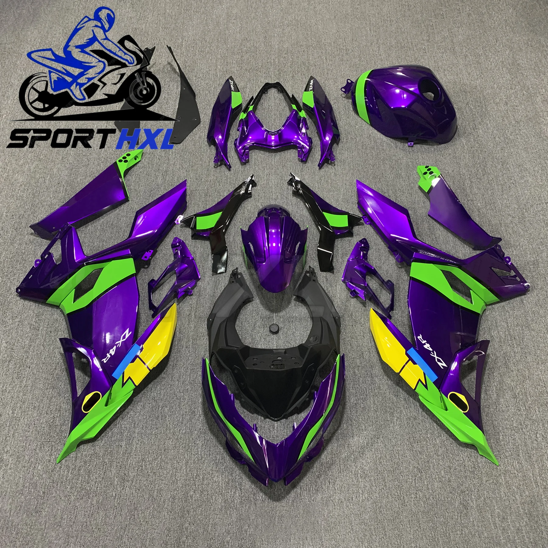 

Fit for Kawasaki Ninja400 EX400 2018-2022 2023 Motorcycle Reliable ABS Molded Bodywork fairing Fairing kit Full fairing kit