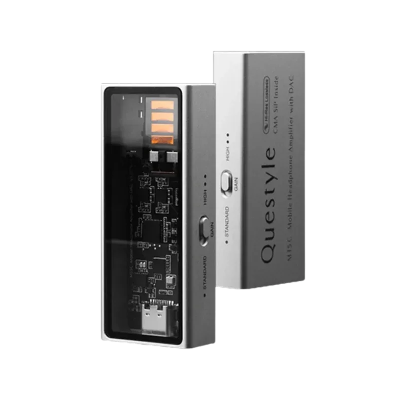 Questyle M15C المحمولة USB مضخم ضوت سماعات الأذن CS43198 HIFI جودة الصوت DAC & AMP مضخم ضوت سماعات الأذن 3.5/4.4 مللي متر ل IOS مخصص