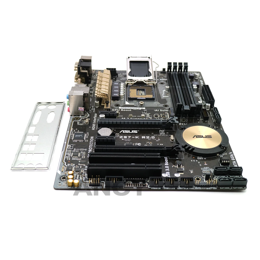 Imagem -03 - Asus Z97-k R2.0 Desktop Placa Mãe Z97 Soquete Lga 1150 i7 i5 i3 Ddr3 32g Sata3 Atx