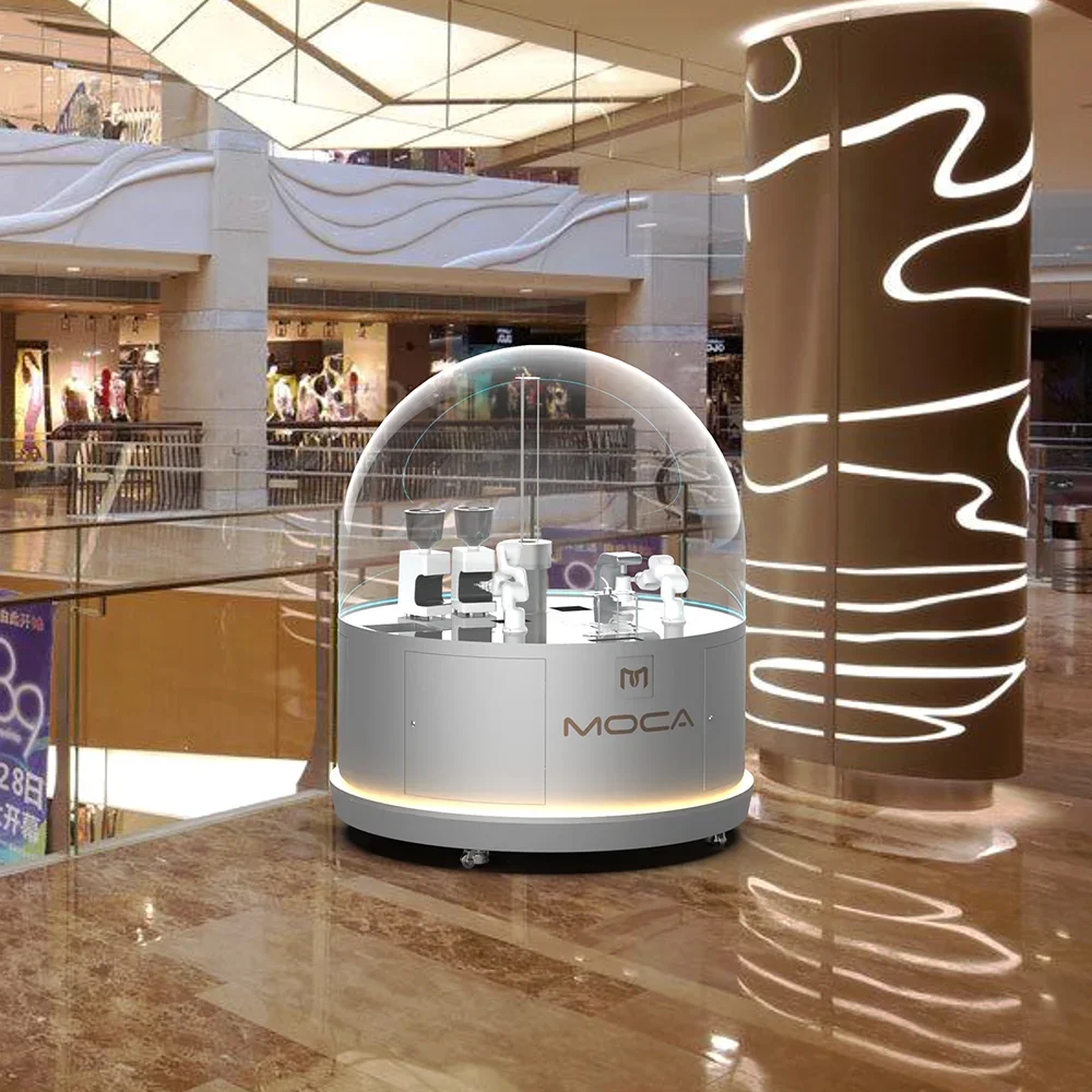 High End Malls Vending Machine Land Area 2 Square Robot for Coffee Shop