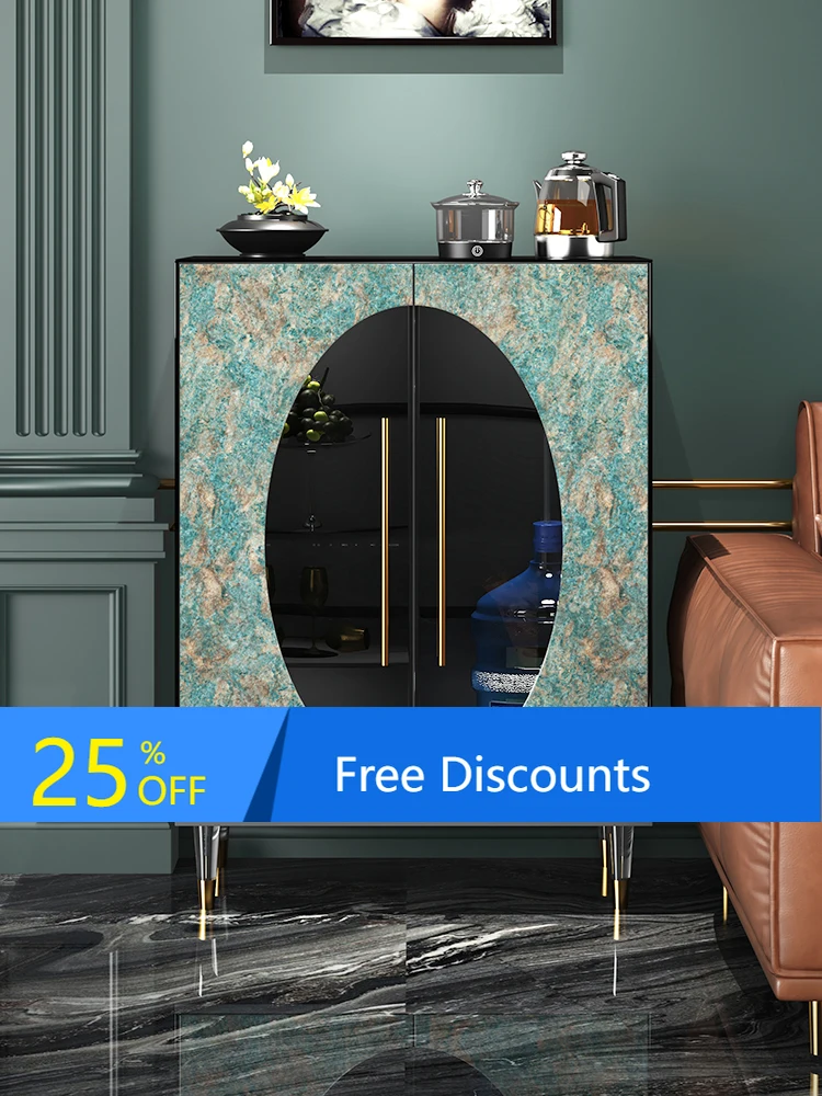 

Tea Bar Machine Sideboard Integrated Small Apartment Living Room Water Dispenser Storage Tea Cabinet