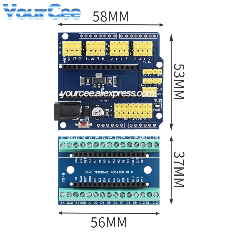 ESP32-C3-Mini ESP32 30pin 38Pin 44Pin NANO-R3 expansion board Module NANO development board multi-function I/O ESP32-S3-44Pin
