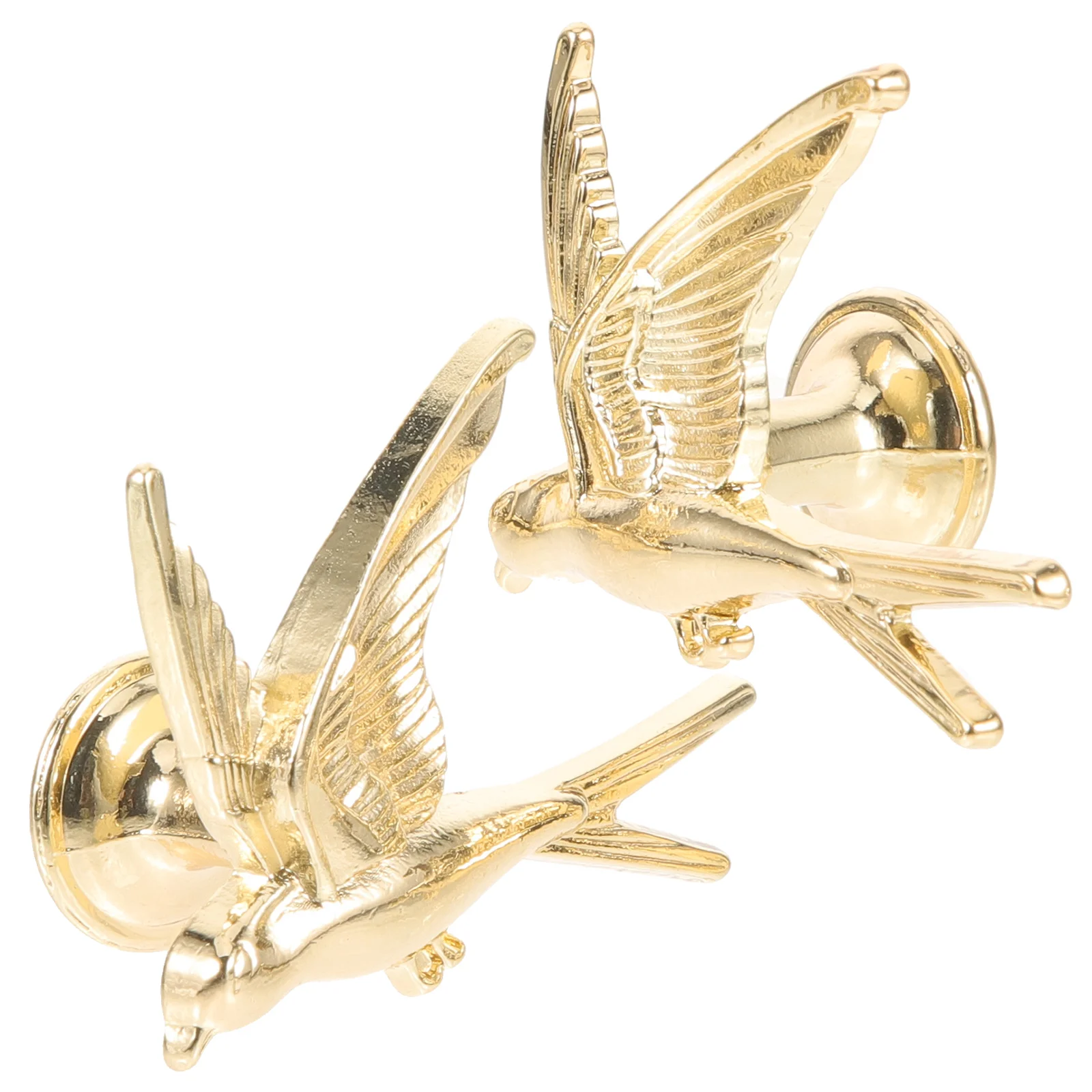 

2pcs Bird Cabinet Handles Decorative Drawer Pulls Metal Knobs For Bathroom Kitchen niture Hardware Unique Flying Bird Design