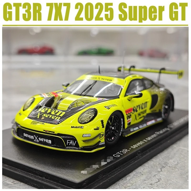 

Игрушка из сплава Spark 1/43 GT3R 7X7 2025 Super GT, литая под давлением металлическая модель, подарки