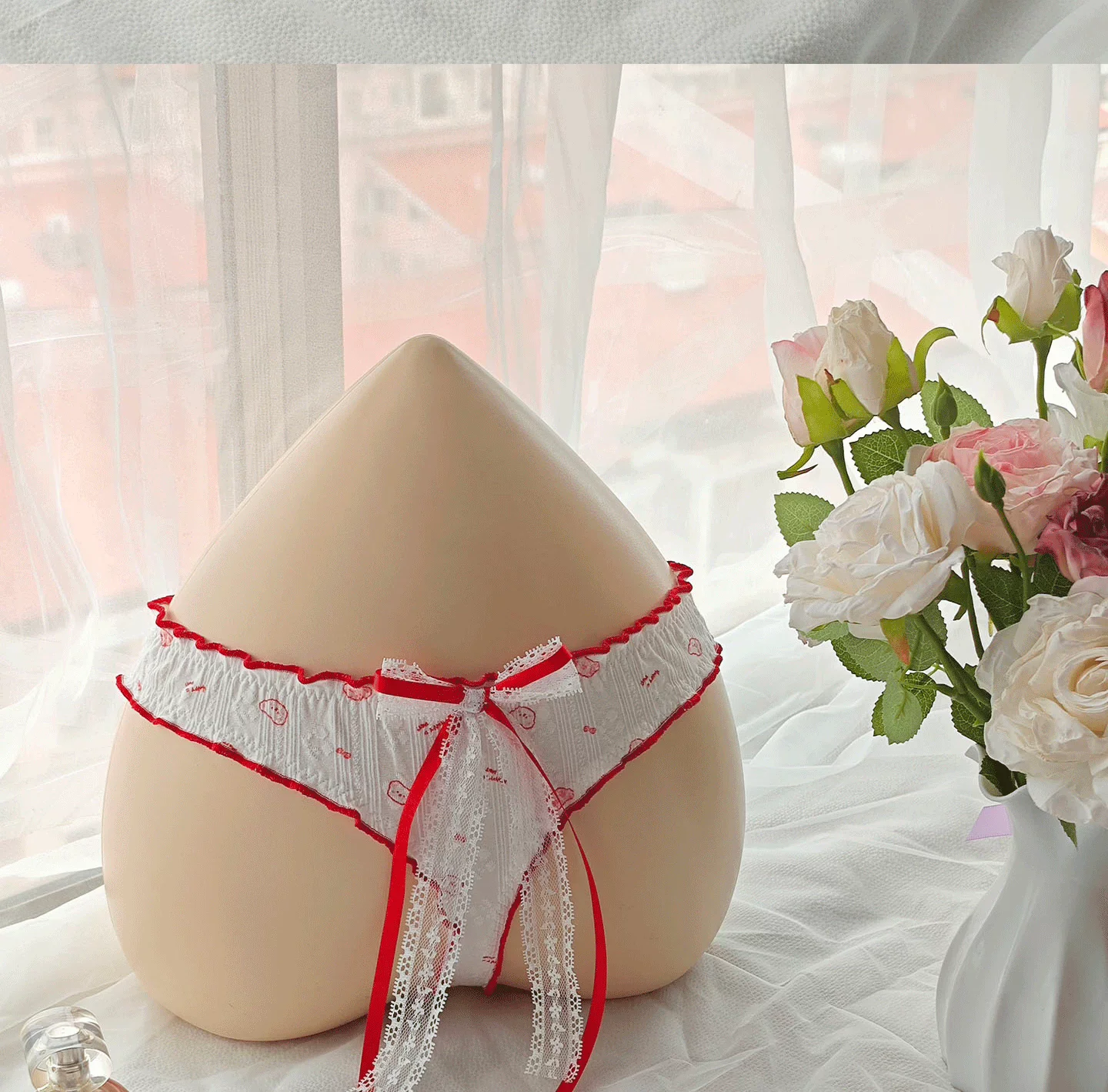 Handmade Man Briefs Back T-Band Bowtie Design Bondage Lovely Cute Harajuku Live Show Dance Private FKK DJ Club Bar