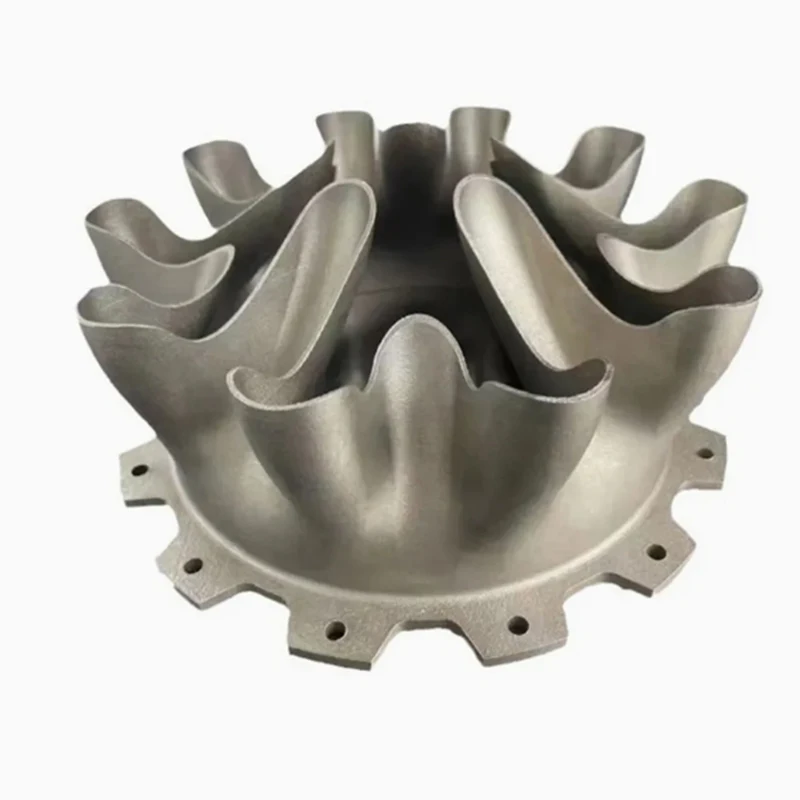 Customized Machining Titanium Alloy 3D Printing Aluminum Alloy Precision Casting Turbocharger Impeller