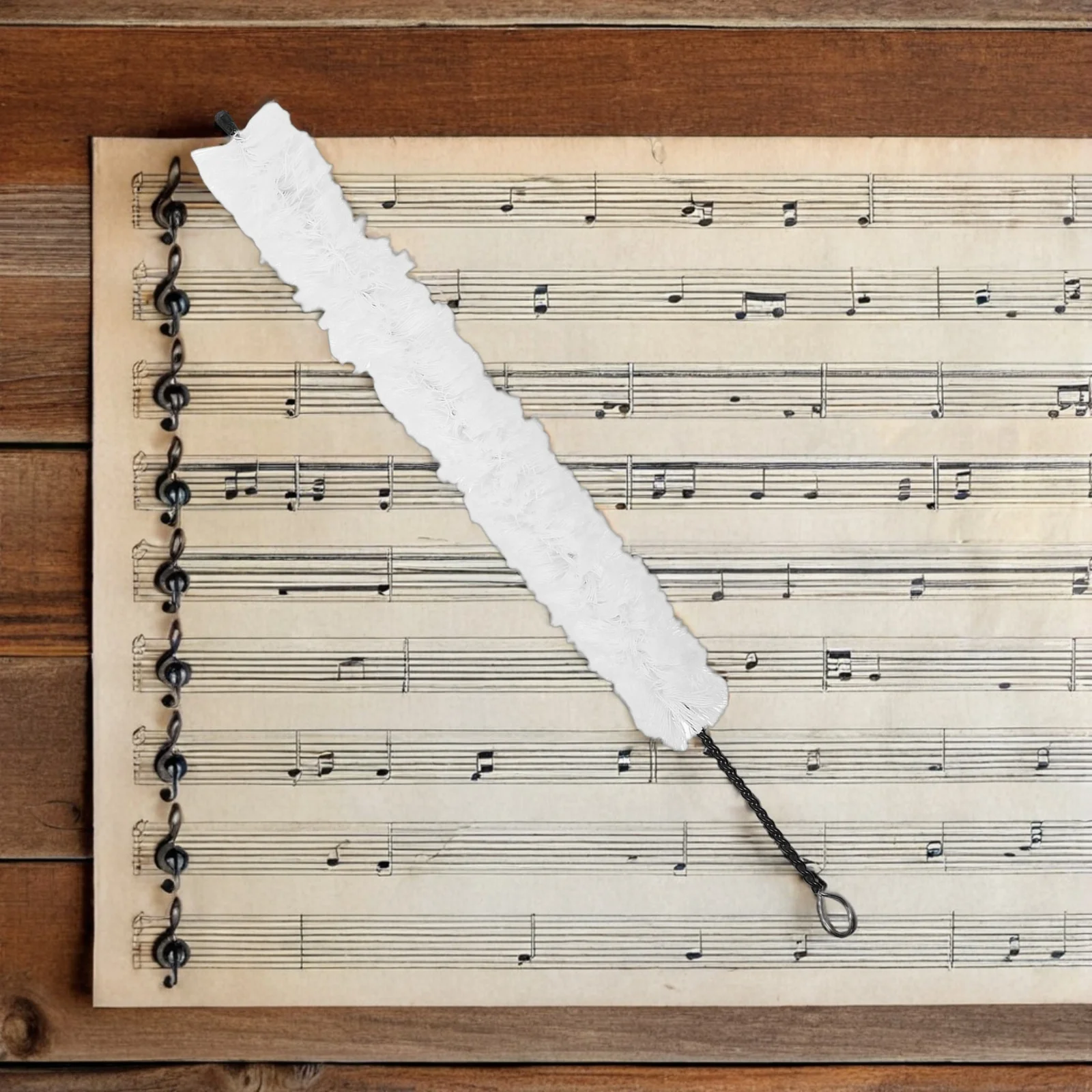 2 قطعة أداة تنظيف لفلوت الساكسفون ، فرشاة خط أنابيب الآلات الموسيقية ، منظف أداة الرياح ، فرشاة توفير وسادة ألتو ساكس ،