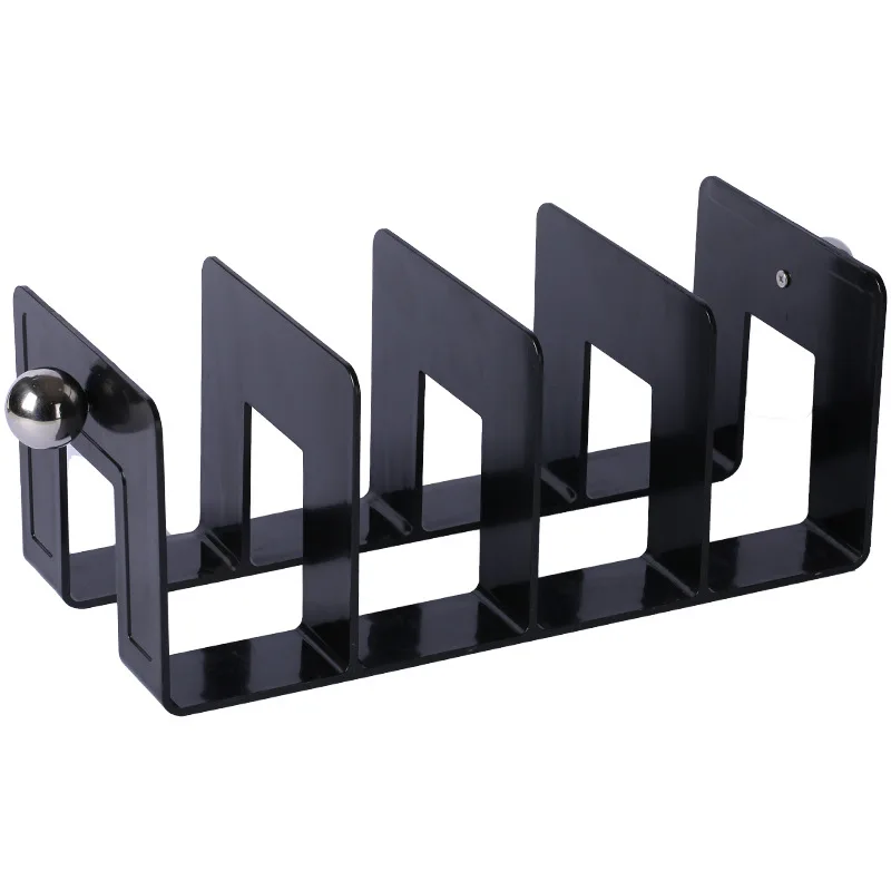 Acrylic Desktop Book Stand High Color Value Textbook Storage Holder Bookshelf Dividers File Organizer For School Office Supplies