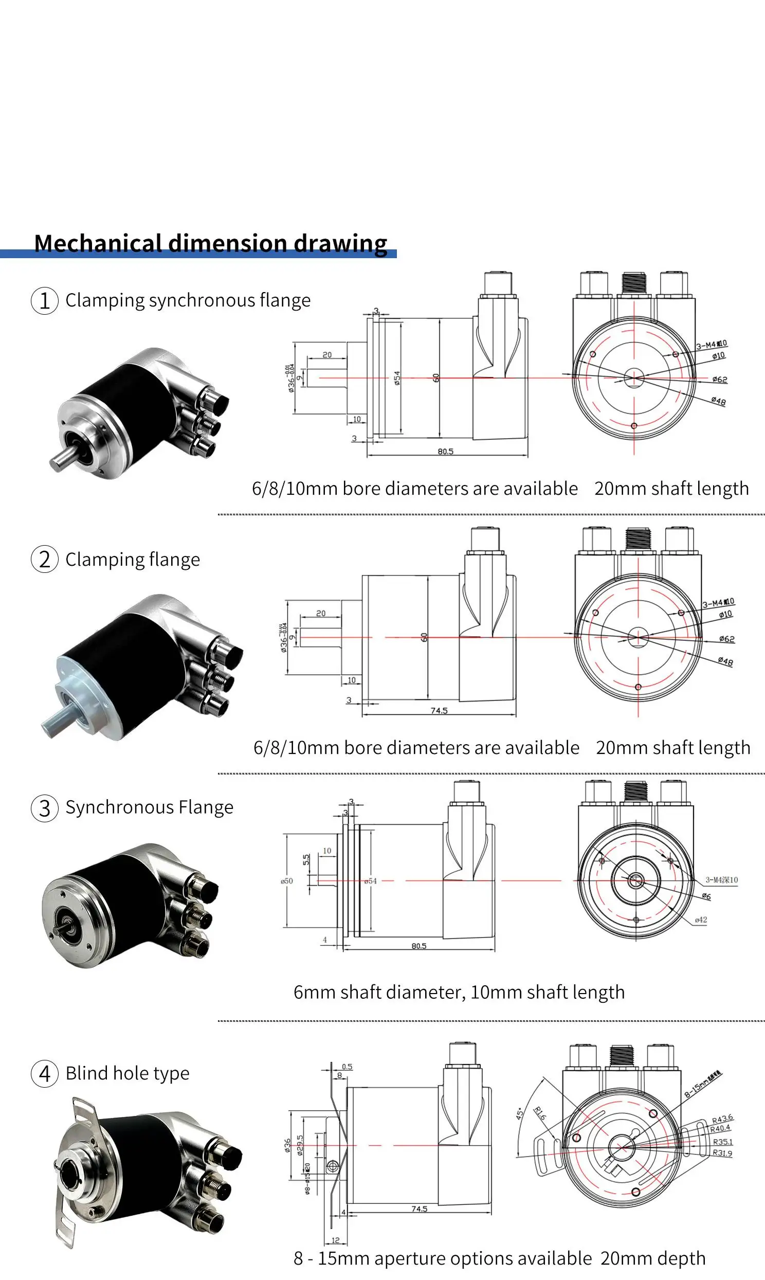 Hot Selling Now PROFINET Multi-Turn Absolute Rotary Encoder Magnetic 12-16Bit Resolution IP65/IP67 Industrial Position Sensor