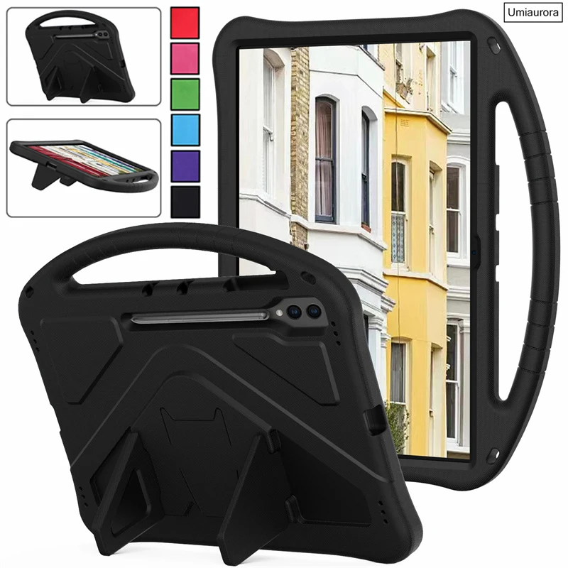 

Для Samsung Tab S11 11-дюймовый SM-X730 S7 S8+ S9+ S10 FE+ Plus SM-X620 X820 X520 X400 Противоударный чехол для планшета из ЭВА с ручкой-подставкой Funda