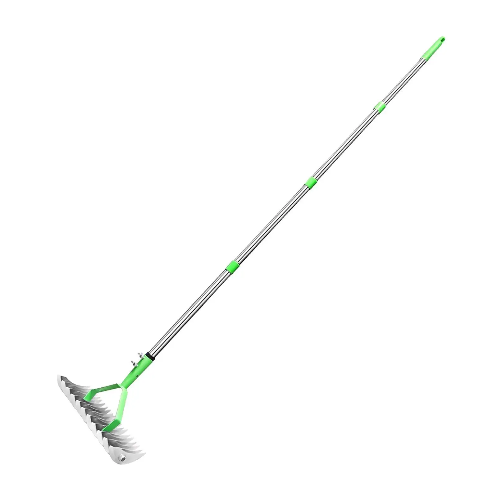 Thatch Rake Manual Tool Raking Grass and Leaves Tool Utility Wear Resistant