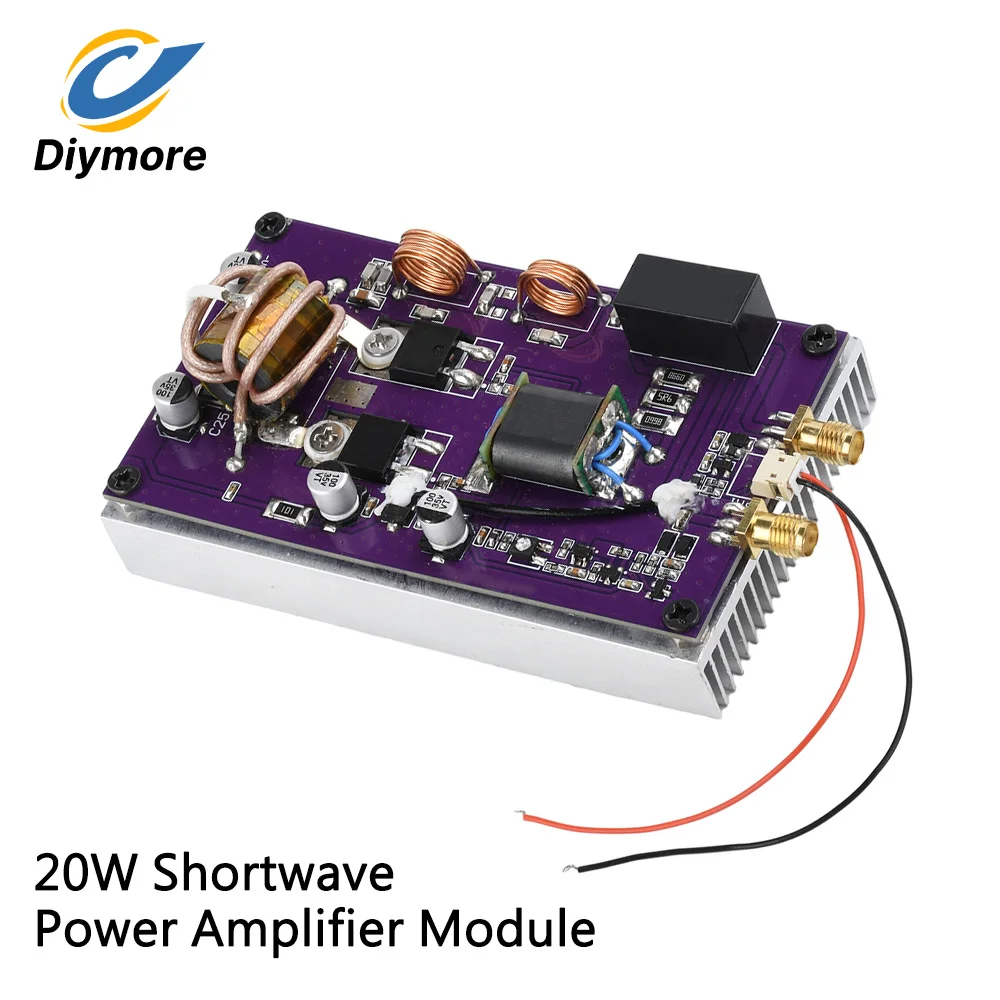 20W Shortwave Power Amplifier ModuleSupporting 2Mhz-30Mhz Frequency Range Transceiver Portable With Low-Pass Filter