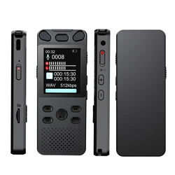 Vandlion V71 One-key Operation Voice Activated Digital Audio Voice Recorder 16GB 32GB USB Record Non-Stop 120Hours Noise Reduce