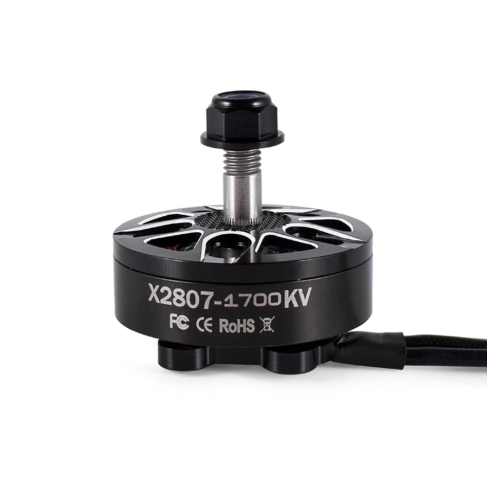 1/4PC Brushless Motor X2807 1300/1500/1700KV 2-6S 4mm Bearing Shaft Motor for RC FPV Racing Drone Multicopter DIY Upgrade Parts