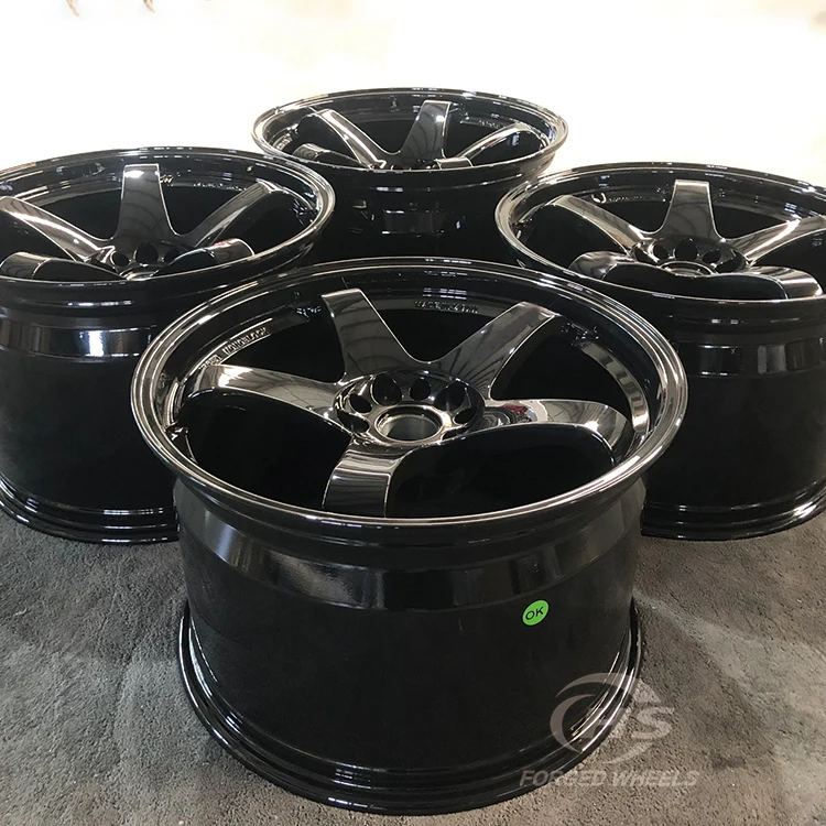 Custom Forged 5x120 5x114.3 18 19 20Inch Sports Racing Car Wheels Rims for Te37  Model S JDM Volk Racing  Nismo V1