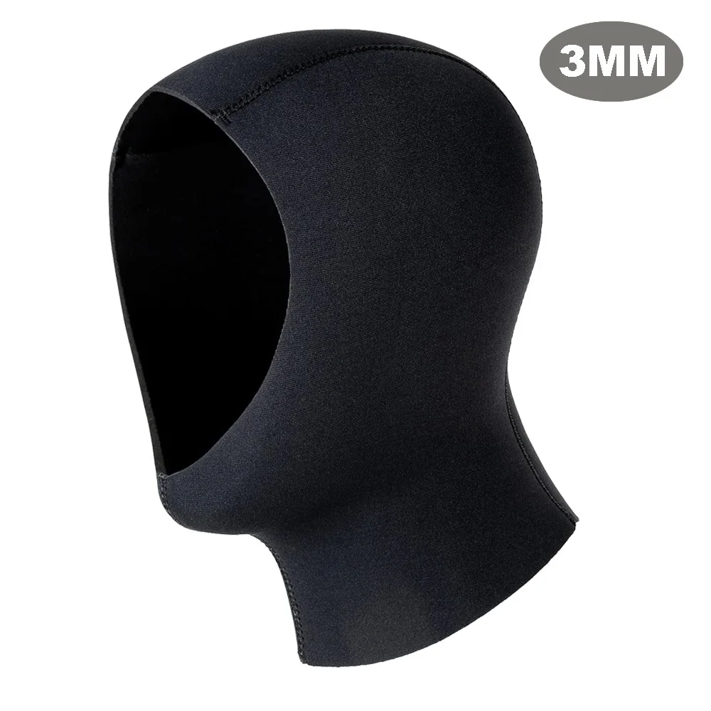 Neopreen Duikkap Wetsuit Cap 3mm/5mm Rekbare Thermische Duikkap voor Mannen Vrouwen Koud Water Zwemmen snorkelen Surfen
