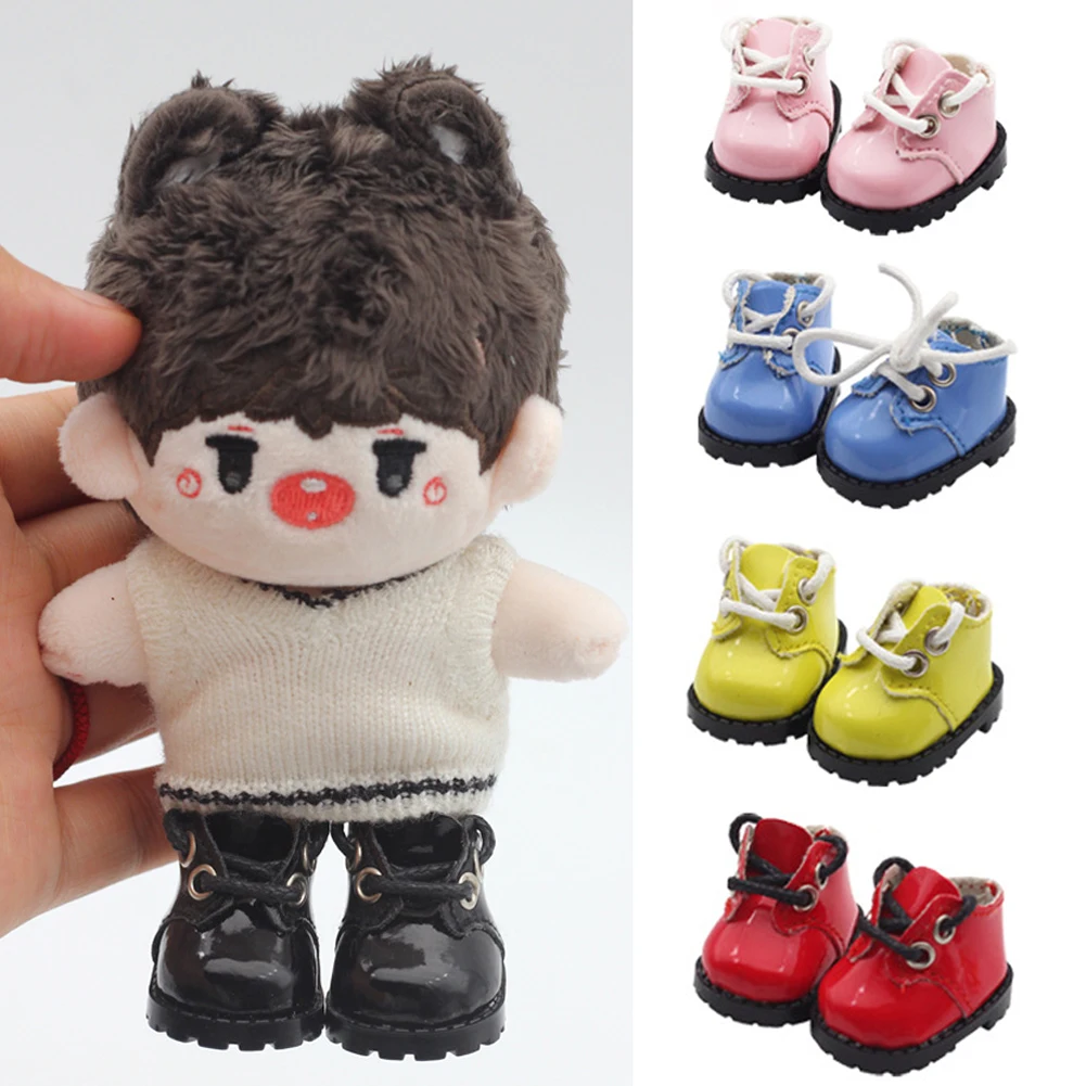 LABUBU Leather Shoes Suitable for 17cm Cotton Dolls Shoes Boots Toys Casual Sports Shoes Dolls Accessories DIY Doll Toys