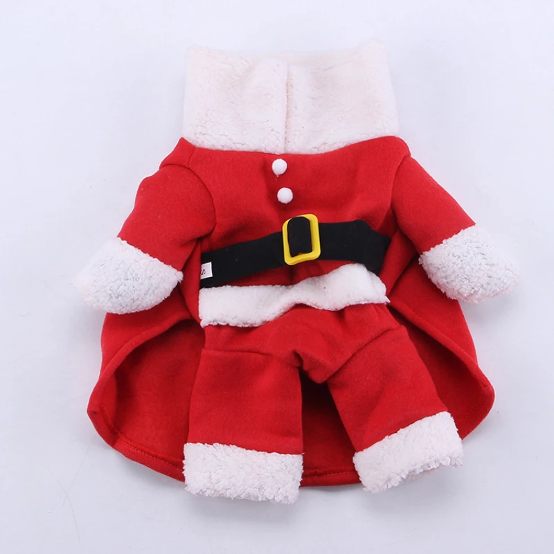 Pet Supplies Pet Clothes Cosplay Pet Dog Cat Santa Claus Transforms Into Funny Clothes