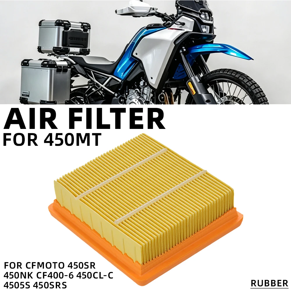 Motorcycle Engine Air Filter Intake Cleaner Accessories For CFMOTO 450MT IBEX450 450SR 450NK SS SRS 450CL-C CF400-6 Street Bike