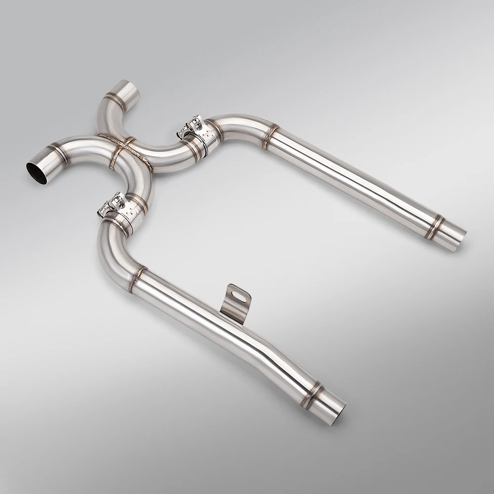 For Bonneville T100 Euro 5 T120 2021-2024 motorcycle stainless steel connecting pipe for original exhaust system