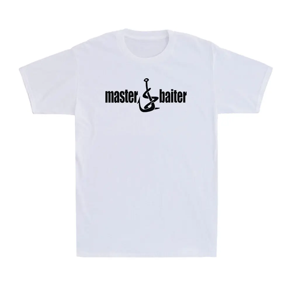 Master Baiter Fishing Carp Angling Rod Reel Fisherman Men's Cotton T-Shirt