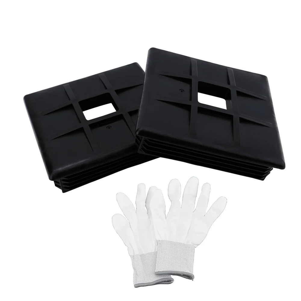 قطعتان من غطاء نهاية المصد مقاس 4 بوصة لـ RV سهل التركيب والإزالة