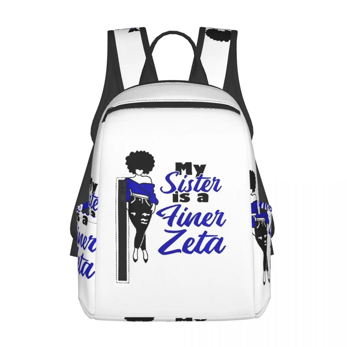 

Zeta Phi Beta Sorority Logo Backpack Daypack Kids BookBag School Bag Shoulder Bags for Men Women