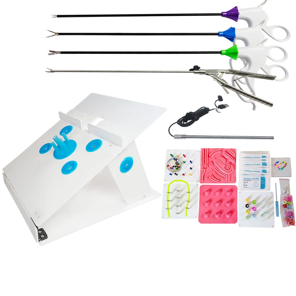 

Laparoscopic Simulator Trainer Box Trainning Tools For Doctors Nurse Practice Surgical Equipment Laparoscopy Simulation