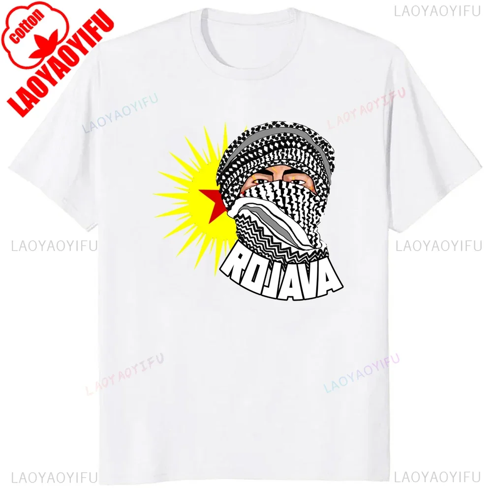 New Arrival Kurdistan Sun Falg Graphic T-shirt Cotton Fashion Loose Man Tshirt Streetwear Breathe Comfort Hip Hop Women Tees
