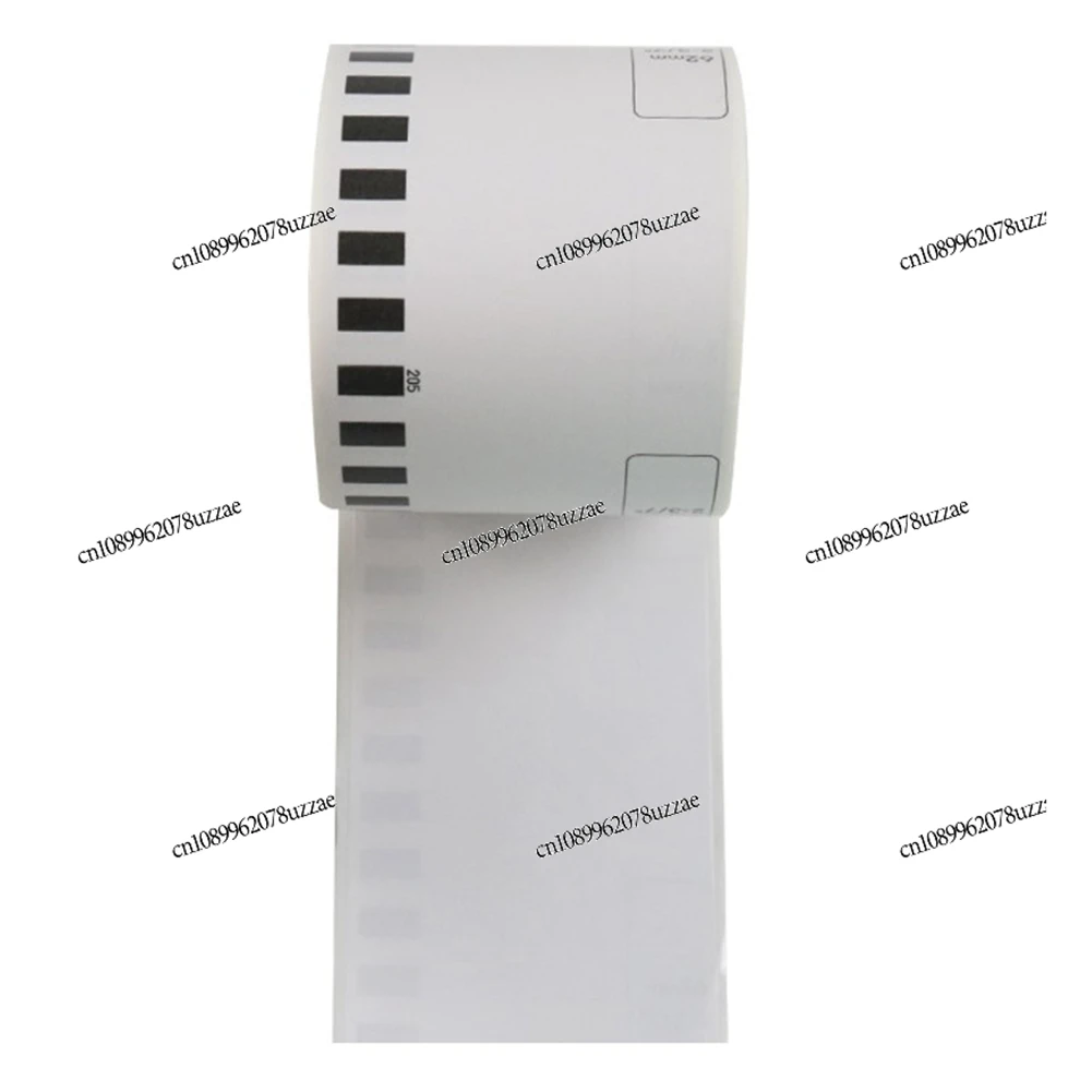 

Refill Rolls Compatible DK-22205 Label 62mmx30.48M Continuous Compatible for Brother Label Printer White Paper DK22205