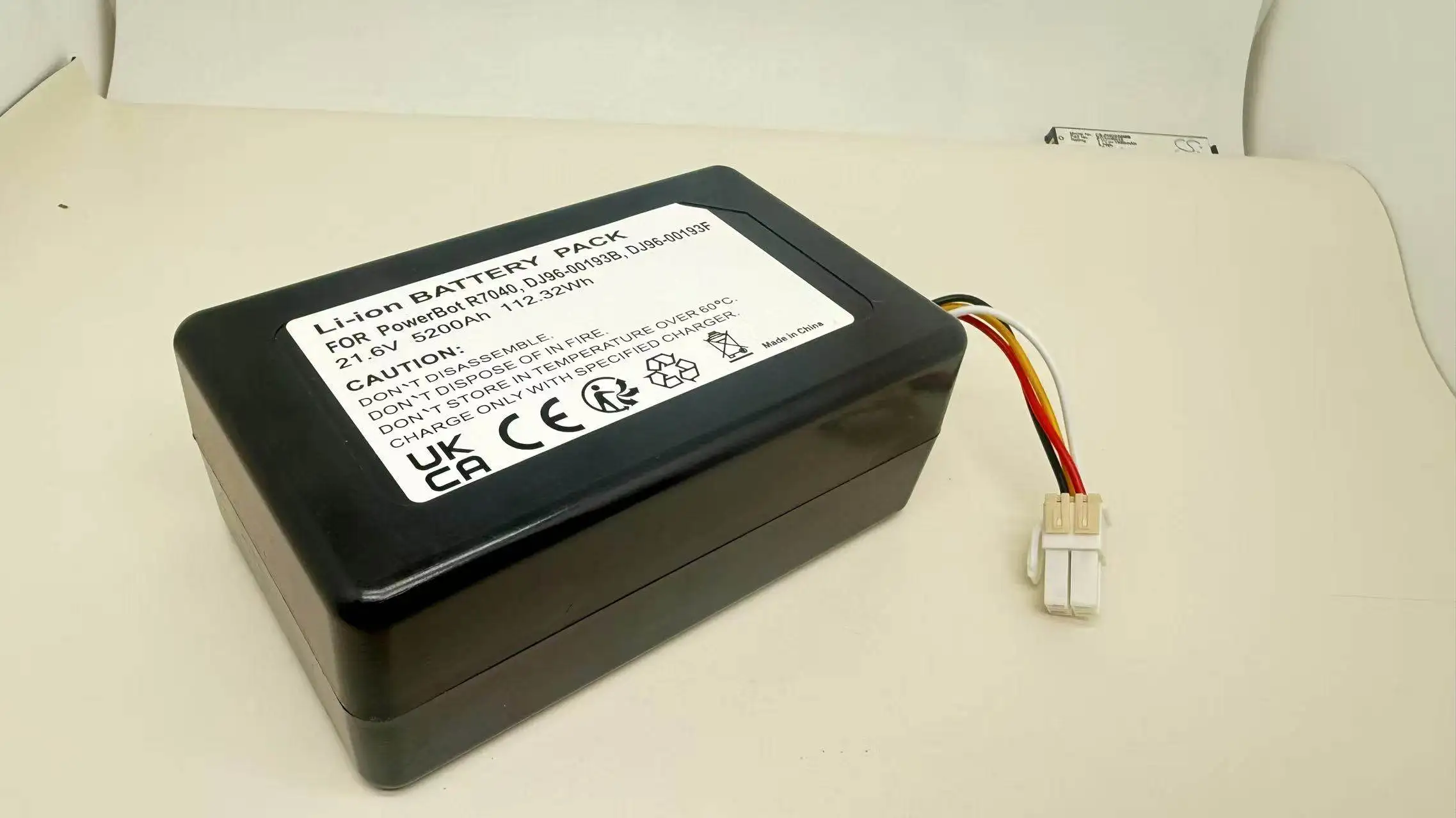 PowerBot Cyclone Force R7040 DJ96-00193B, DJ96-00193E Battery