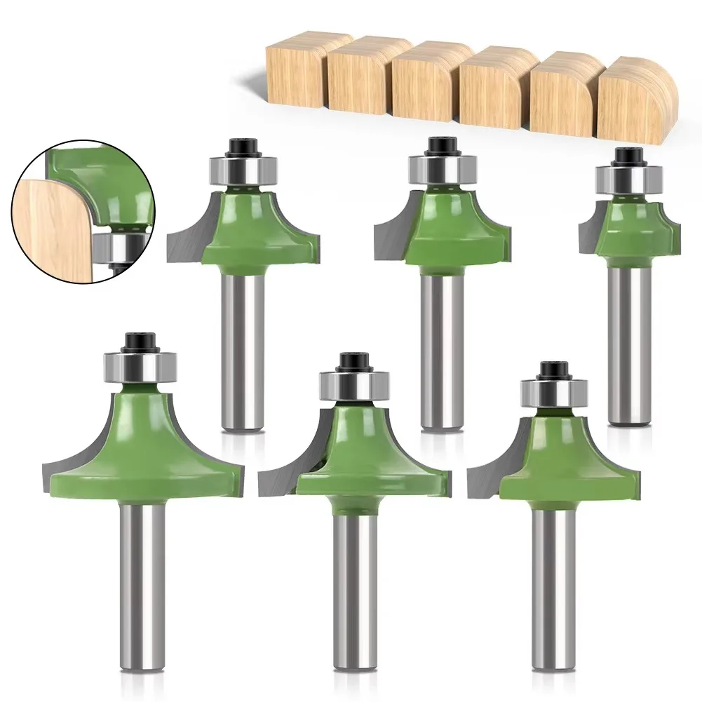 1 PC Wood Router 8mm Shank Straight End Mill Trimmer Cleaning Flush Trim Corner Round Cove Box Bits Tool Milling Cutter