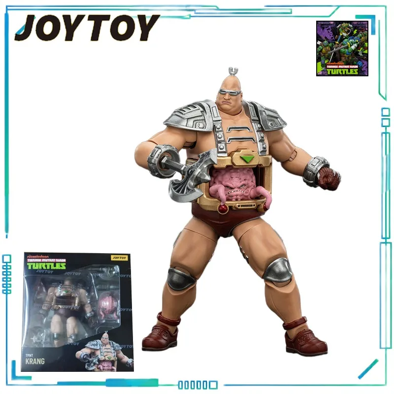JOYTOY Echte JOYTOY x Ninja Turtles Series Tokka en slash en Krang Beweegbare eindproductmodel cadeau verzamelobjecten pop