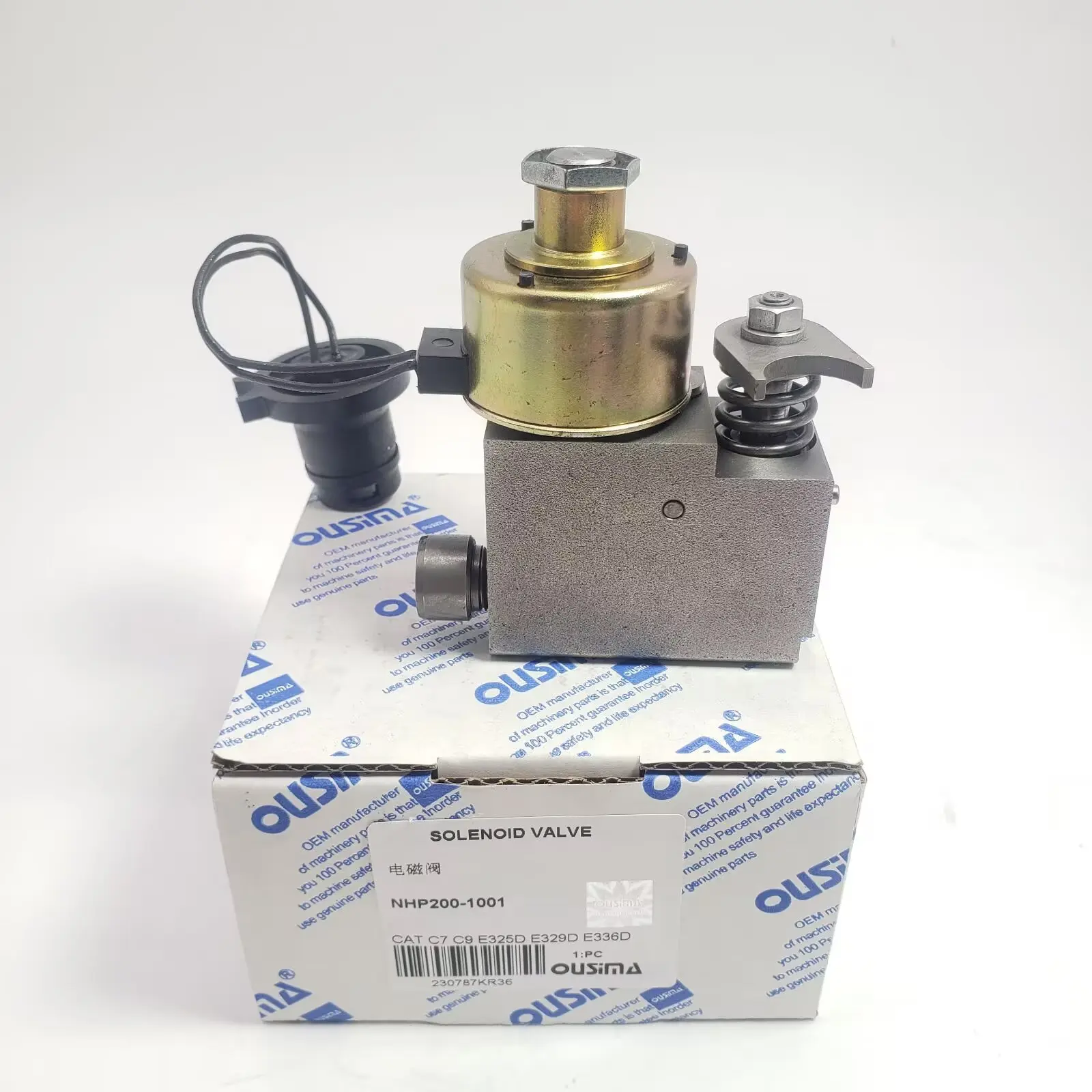 صمام الملف اللولبي NHP200-1001 لـ CAT C7 C9 E325D E329D E336D لأجزاء محرك الآلات #2