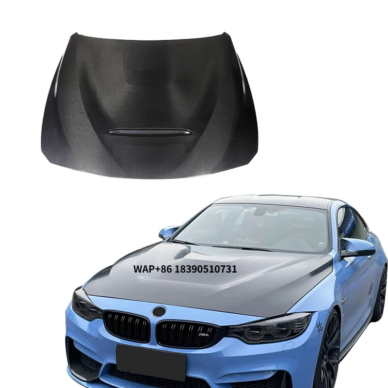 

Customized GTS Style Front Car Vent Real Carbon Fiber Bonnet Hood for F80 F82 M3 M4 2017 2018 Engine Scoop Hood Upgrade