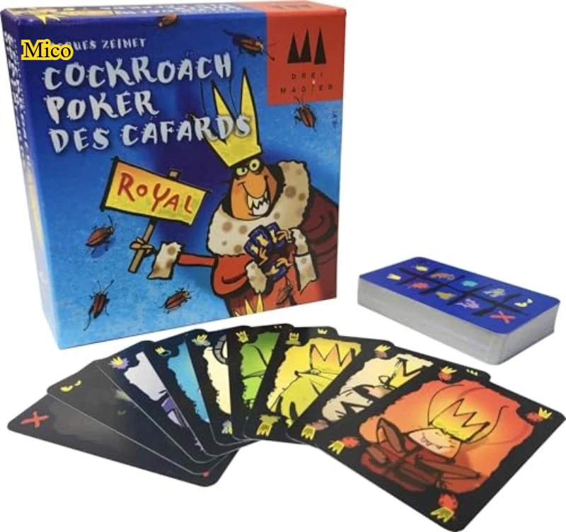 Настольная карточная игра Kakerlaken Poker Royal Bluffing, декоративное украшение для гостиной и семейных вечеров