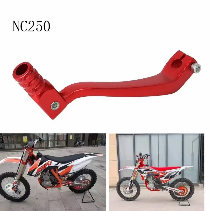 CNC reinforced gear shift lever for pit bikes, suitable for NC250 NC450 engines, ENDURO MX motorcycles gear control lever