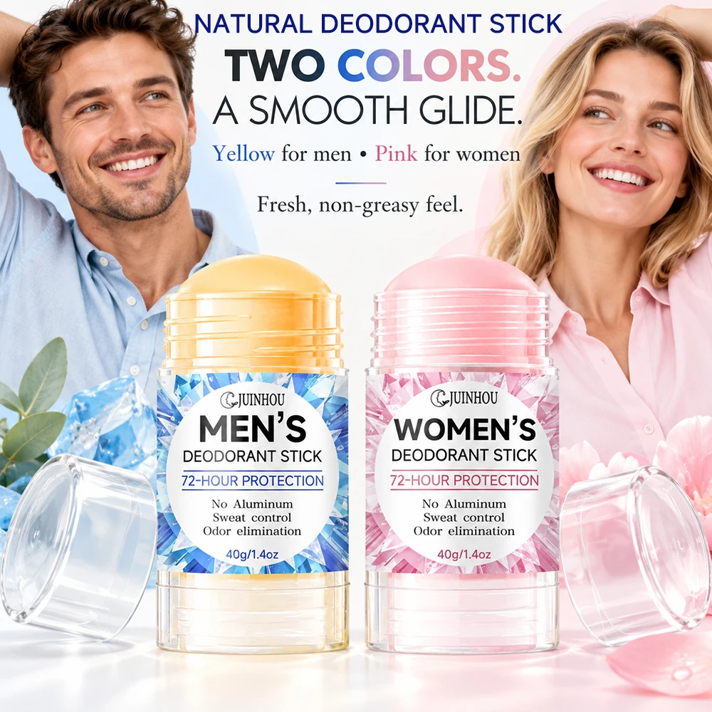 JUINHOU Deodorant Stick Portable For Men Women Odor Control Solid Body Deodorant Long Lasting Fresh Scent Travel Daily Body Care