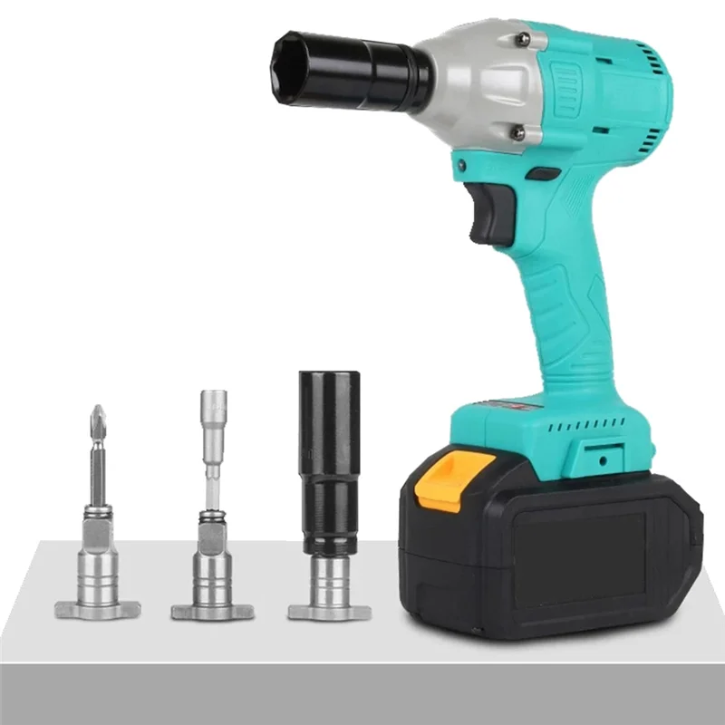 

ABUH-4Pcs 18V Electric Brushless Impact Wrench Shaft Accessories Dual Purpose Cordless Wrench Parts Electric Drill Tool
