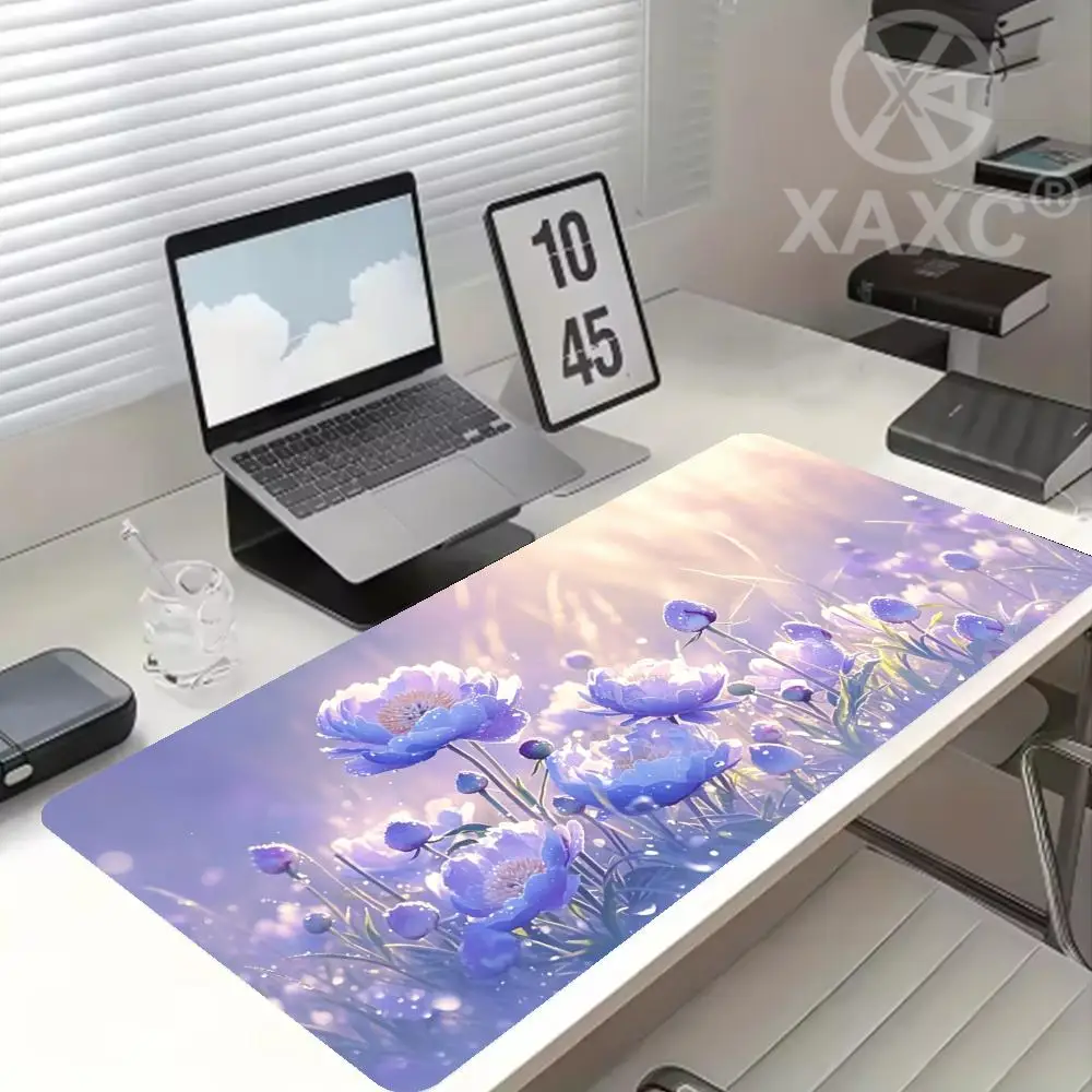 Vibrant pastel flower design, smooth surface & non-slip base. Brighten  with this dreamy, nature-inspired mouse pad! XAXC