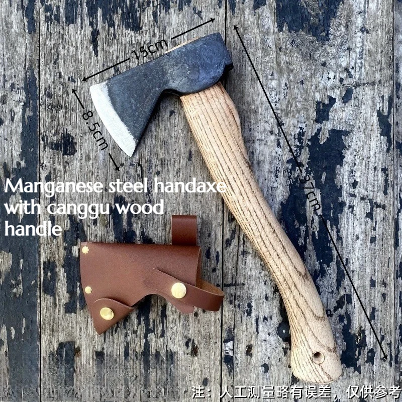 

NEW Manganese Steel Forged Chisel Corong Wood Handle Household Woodworking Cutting Tool Outdoor Camping Equipment