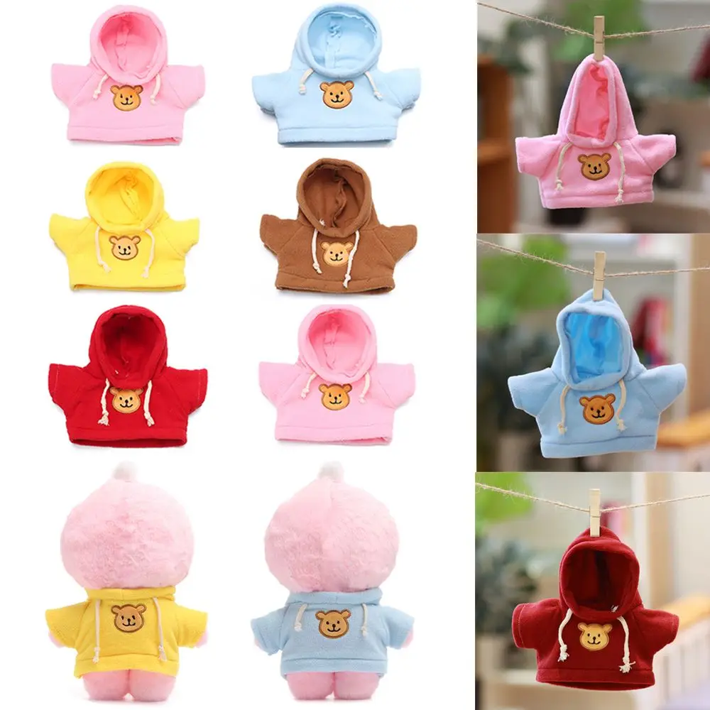 30cm Supplies Mini Overalls Yellow Duck Animal Dolls Sweater Dolls Accessories Clothes Hoodie