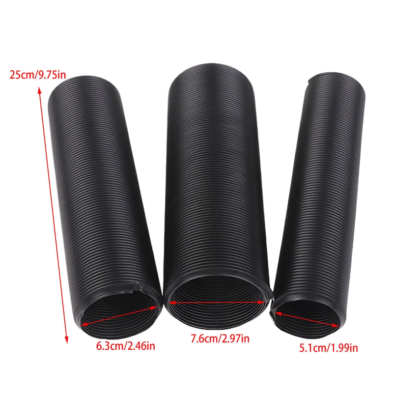 Car Cold Air Intake Tube Kit 2.5inch 3inch Flexible Air Inlet Duct Pipe System 51mm 63mm 76mm Universal