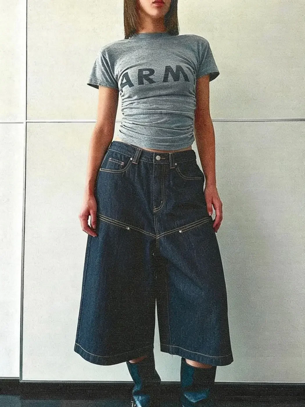American SKYLRK original cow seven-point jeans