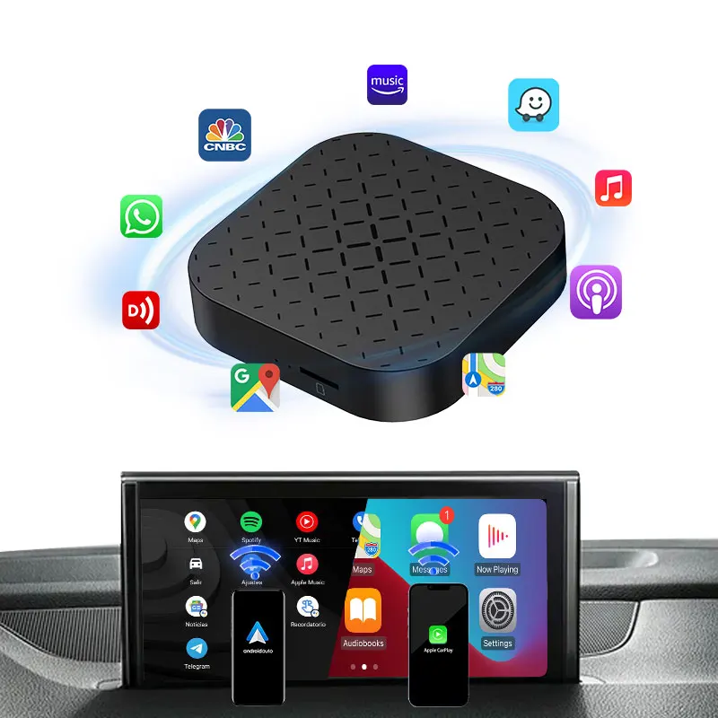 New Arrival Carlinkit Android 11 System Wireless Android Auto Ai Box Carplay Youtube Netflix 3 In 1 Dongle Portable Carplay