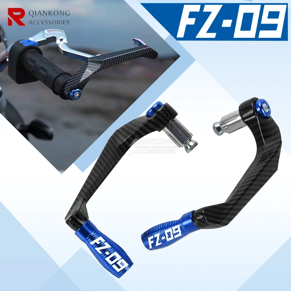 

For YAMAHA FZ09 FZ-09 FZ 09 2014-2021 2022 2023 2024 7/8'' 22mm Motorcycle Handlebar Grips Guard Brake Clutch Lever Protector