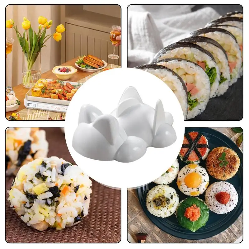 Cute Onigiri Molds Cat Animal Shape Sushi Kids Rice Mashed Potato  Pumpkin Mash Baking Supplies Kitchen Accessorie ﻿